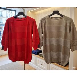 Светр жіночий JL1011 red р.52-54 "Julia" недорого оптом від прямого постачальника