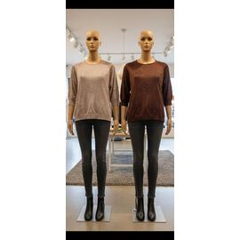 Фотография Свитер женский JL1029 brown р.52-54 "Julia" недорого оптом от прямого поставщика