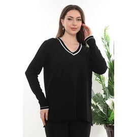 Фотография Свитер женский JL1061 black р.52-54 "Julia" недорого оптом от прямого поставщика