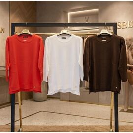 Фотография Свитер женский JL1070 brown р.52-54 "Julia" недорого оптом от прямого поставщика