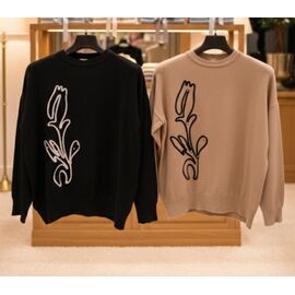 Светр жіночий JL967 d.beige р.52-54 "Julia" недорого оптом від прямого постачальника