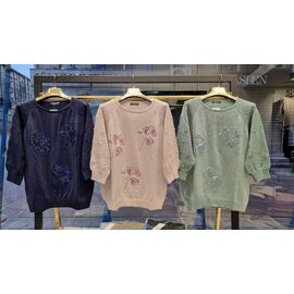 Светр жіночий JL990 beige р.52-54 "Julia" недорого оптом від прямого постачальника