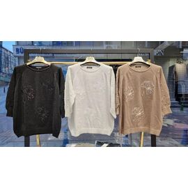 Светр жіночий JL993 white р.52-54 "Julia" недорого оптом від прямого постачальника