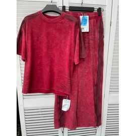 Костюм спортивний жіночий 017 red р.one size "Karon" недорого оптом від прямого постачальника