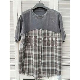 Сорочка жіноча літня 3749 grey р.one size "Karon" недорого оптом від прямого постачальника