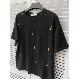 футболка жіноча 6305 black р.46-52 "Karon" недорого оптом від прямого постачальника