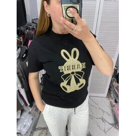 футболка жіноча 8206 black р.one size "Karon" недорого оптом від прямого постачальника