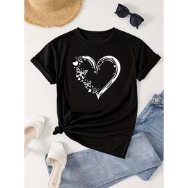 футболка жіноча AL13 black р.M-3XL "Алия" недорого оптом від прямого постачальника