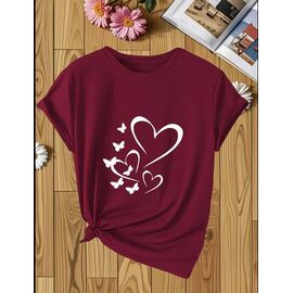 футболка жіноча AL17 wine р.M-3XL "Алия" недорого оптом від прямого постачальника