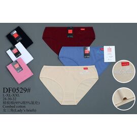 Фотография Трусы женские DF0529 mix р.L-2XL "Алия" недорого оптом от прямого поставщика