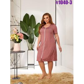 Халат жіночий 1040-3 brown р.50-60 "ZLATA" недорого оптом від прямого постачальника