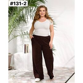 Жіночі штани 131-2 brown р.50-60 "ZLATA" недорого оптом від прямого постачальника