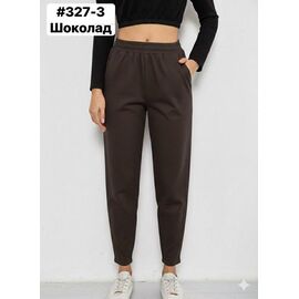 Жіночі штани 327-3 brown р.44-50 "ZLATA" недорого оптом від прямого постачальника