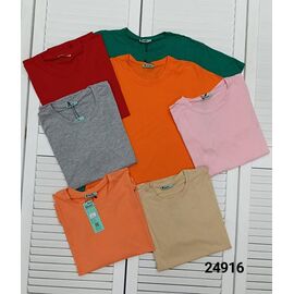 футболка жіноча 24916 l.orange р.48-54 "LOOK" недорого оптом від прямого постачальника