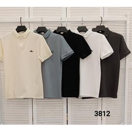 Фотография Футболка мужская 3812 d.grey р.48-54 "LOOK" недорого оптом от прямого поставщика