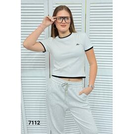Фотография Топ женский 7112 white р.42-46 "LOOK" недорого оптом от прямого поставщика