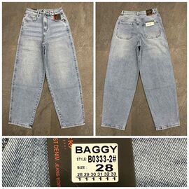 Джинси жіночі 0333 grey р.28-33 "Lin" недорого оптом від прямого постачальника