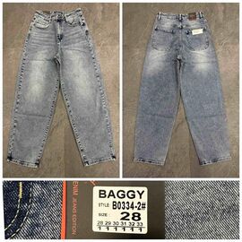 Джинси жіночі 0334-2 grey р.28-33 "Lin" недорого оптом від прямого постачальника