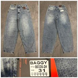 Джинси жіночі 0335 grey р.31-38 "Lin" недорого оптом від прямого постачальника