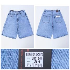 Фотография Шорты женские SB012-1 l.blue р.31-38 "Relucky" недорого оптом от прямого поставщика