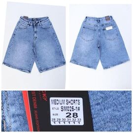 Фотография Шорты женские SB025-1 l.blue р.28-33 "Relucky" недорого оптом от прямого поставщика