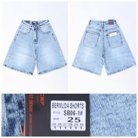 Фотография Шорты женские SB06-1 l.blue р.25-30 "Relucky" недорого оптом от прямого поставщика