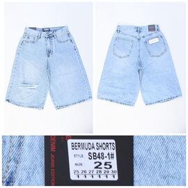 Фотография Шорты женские SB48-1 l.blue р.25-30 "Relucky" недорого оптом от прямого поставщика