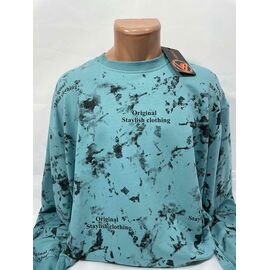 Фотография Свитер мужской SB1595 l.blue р.2XL-6XL "Sabihina" недорого оптом от прямого поставщика