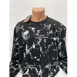 Фотография Свитер мужской SB1596 black р.2XL-6XL "Sabihina" недорого оптом от прямого поставщика