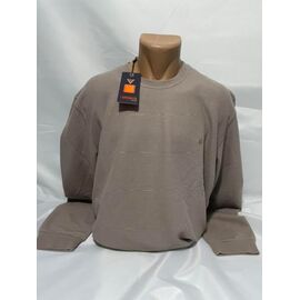 Фотография Свитер мужской SB1604 beige р.3XL-6XL "Sabihina" недорого оптом от прямого поставщика