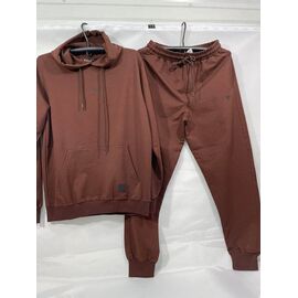 Костюм спортивний чоловічий SB1610 brown р.M-2XL "Sabihina" недорого оптом від прямого постачальника