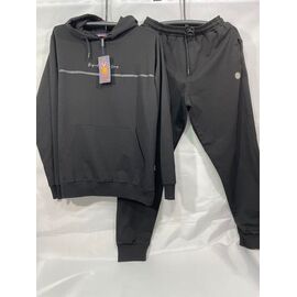 Костюм спортивний чоловічий SB1613 black р.M-2XL "Sabihina" недорого оптом від прямого постачальника