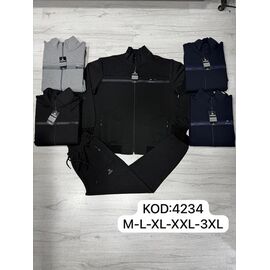 Костюм спортивний чоловічий 2435 navy-white р.M-3XL "ROLADA" недорого оптом від прямого постачальника