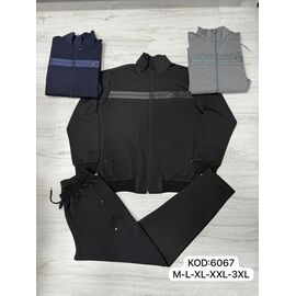 Костюм спортивний чоловічий 6067 black р.M-3XL "ROLADA" недорого оптом від прямого постачальника