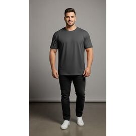 Футболка чоловіча 7279 grey р.2XL-5XL "ROLADA" недорого оптом від прямого постачальника