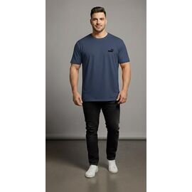 Фотография Футболка мужская 7293 navy р.2XL-5XL "ROLADA" недорого оптом от прямого поставщика