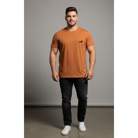 Фотография Футболка мужская 7294 orange р.2XL-5XL "ROLADA" недорого оптом от прямого поставщика