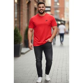 Фотография Футболка мужская 7306 red р.2XL-5XL "ROLADA" недорого оптом от прямого поставщика