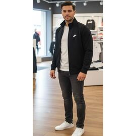 Кофта спортивна чоловіча 7319 black р.S-2XL "ROLADA" недорого оптом від прямого постачальника