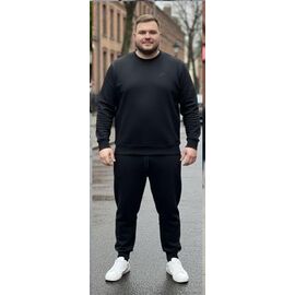 Костюм спортивний чоловічий 7387 black р.54-62 "ROLADA" недорого оптом від прямого постачальника