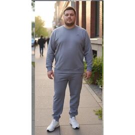 Костюм спортивний чоловічий 7395 grey р.54-62 "ROLADA" недорого оптом від прямого постачальника