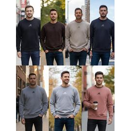 Светр чоловічий 7409 l.grey р.46-54 "ROLADA" недорого оптом від прямого постачальника