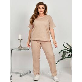 Фотография Костюм жіночий льон стрейч батал 52,54,56,58 "NOWEMBER" недорого от прямого поставщика