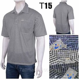 Футболка-поло чоловіча молодіжна р-ри XL-4XL (мікс кв) "STELLA" недорого гуртом від прямого постачальника