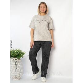 Фотография Спортивний костюм жіночий турецька варьонка напівбатал 48,50,52,54 (2цв) "NOWEMBER"