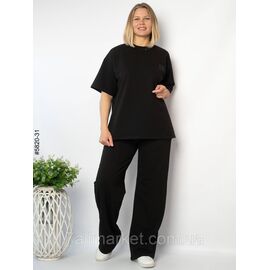 Фотография Спортивний костюм жіночий турецька двонитка напівбатал 46,48,50 (5цв) "NOWEMBER"