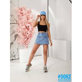 Фотография Женские джинсовые шорты-юбка размерный ряд 25,26,27,28,29,30 "PARTNERS" недорого от прямого поставщика