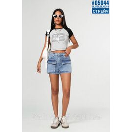 Фотография Шорты с накладными карманами размерный ряд 26,27,28,29,30,31 "PARTNERS" недорого от прямого поставщика