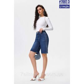 Фотография Женские удлиненные шорты со стразами размерный ряд 26,27,28,29,30,31 "PARTNERS" недорого от прямого поставщика