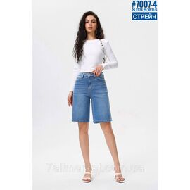 Фотография Женские удлиненные шорты со стразами размерный ряд 26,27,28,29,30,31 "PARTNERS" недорого от прямого поставщика